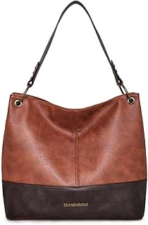 Montana West Hobo Bag for Ladies Shoulder Handbags with Back Pocket
