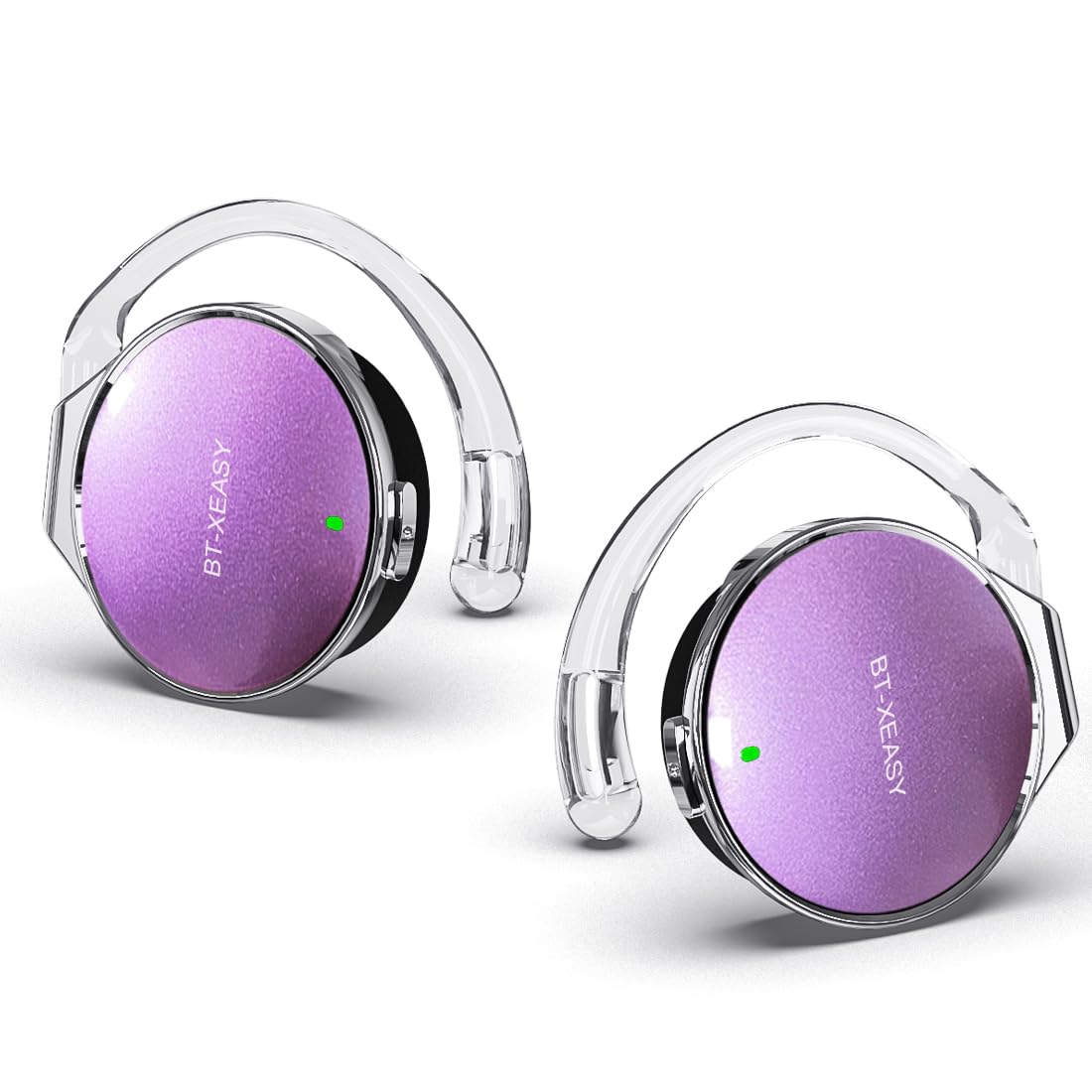 Micool Sport On-Ear Kopfhörer Bluetooth 5.4, Offene Ohrhörer mit Geräuschunterdrückung, Wasserdicht für Fitness & Laufen, 4 Mikrofone, Lange Akkulaufzeit für Outdoor-Aktivitäten (Fliederlila)