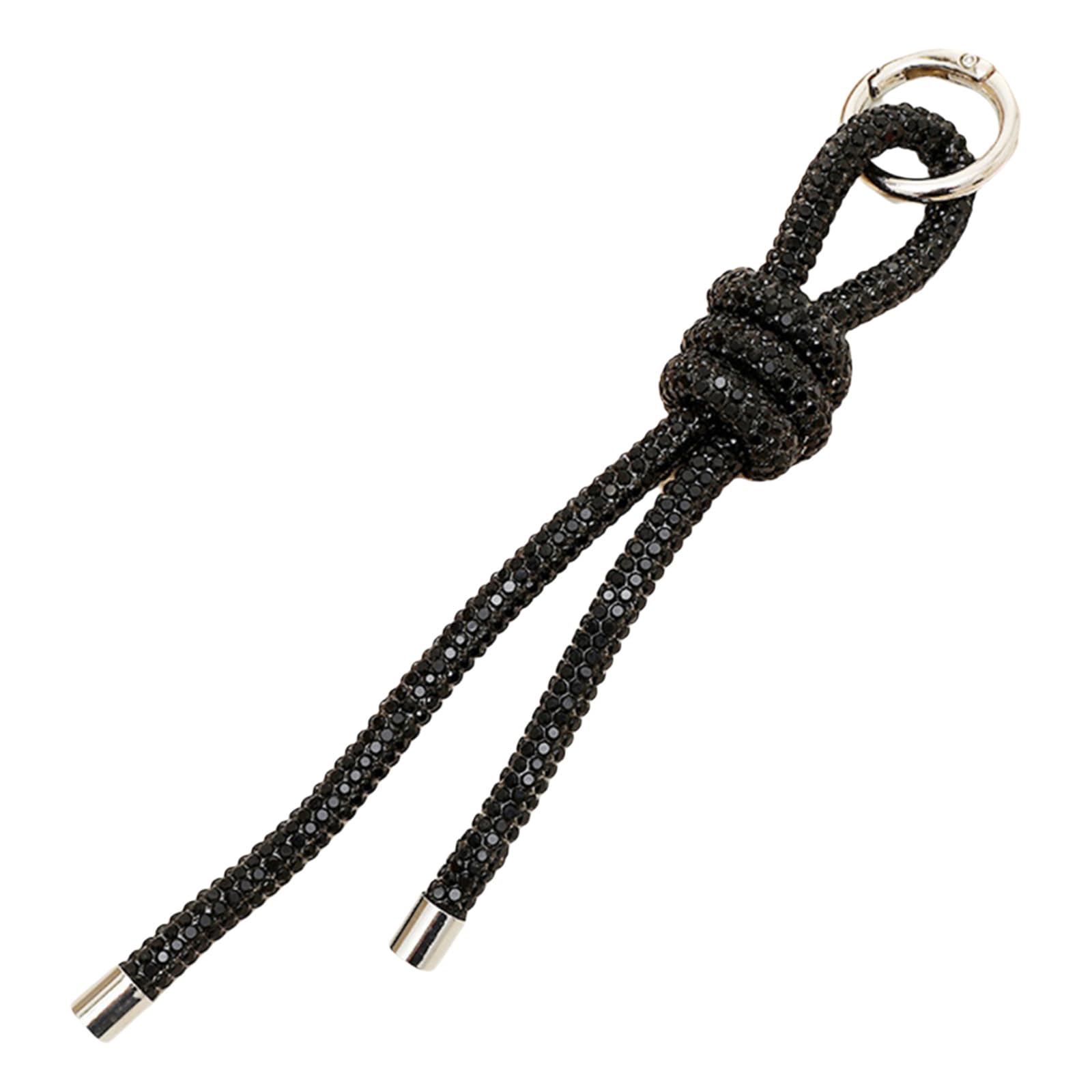 NEWFT Glittering Diamonds Hanging Rope Stylish Holder Trendy Rhinestones Hanging Rope Bag Adornment Female Accessory