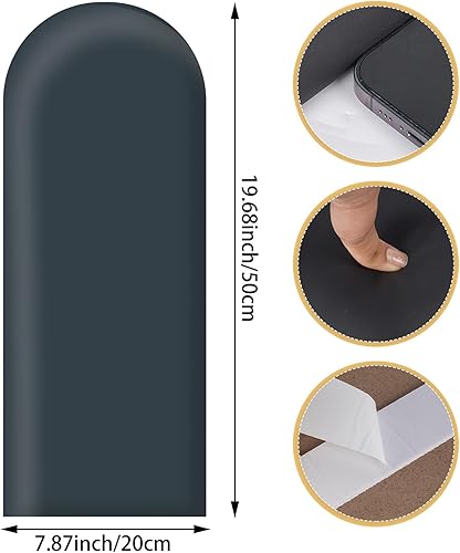 Miniatura 3 de Acolchado de pared para niños con autismo, 4 paneles de pared tapizados para cabecero de despegar y pegar, decoración de guardería, calcomanías de