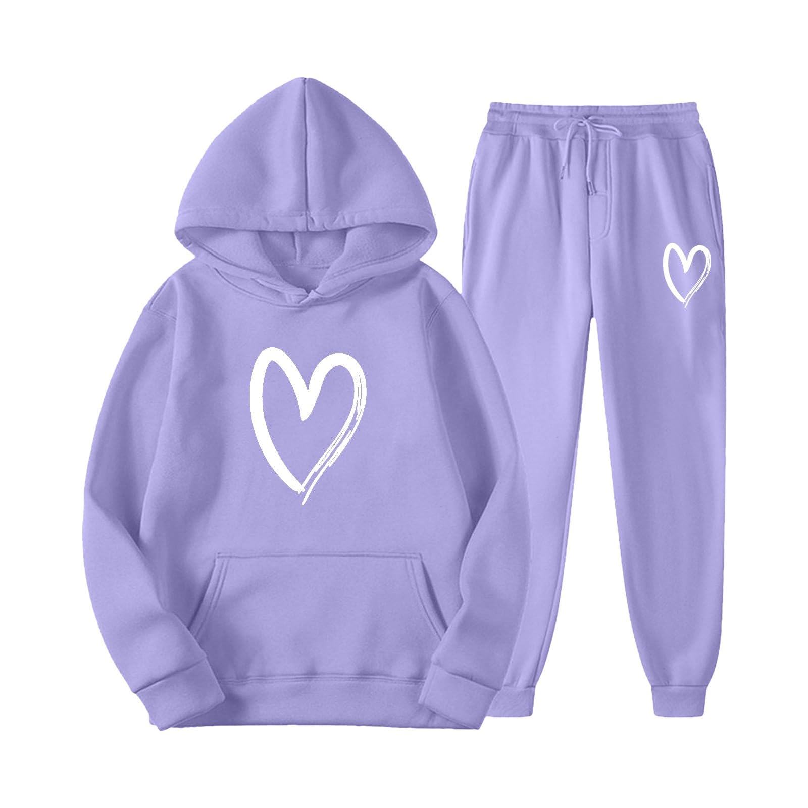 Tenue de maison décontractée style oversized pour le cocooning et le jogging d'automne - 3
