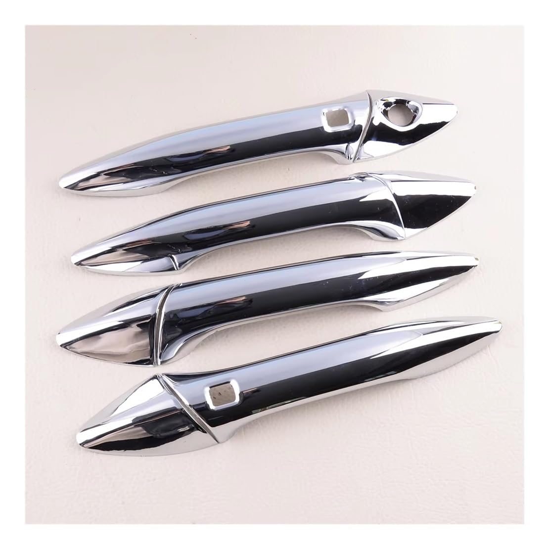 Hiiaw One Color Car Door Handle Cover Trim 8Pcs Car Exterior Chrome Door Handle Cover Trim Decoration For Hyundai For Elantra For Sedan For Avante 2012-2016