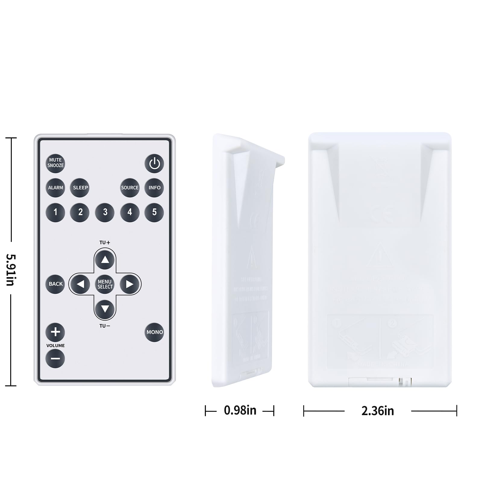 Amazon.co.jp: WDZP リモコンは、Tivoli Audio Model 10、Model 10+