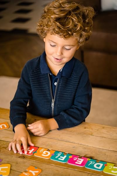 Nathan - La Petite Ecole, Les Lettres - Associer La Lettre à l'Image - Apprendre l'Alphabet - Jeu Educatif - Coffret De 6 Jeux Progressifs - Pour Enfants de 3 à 5 ans - 5
