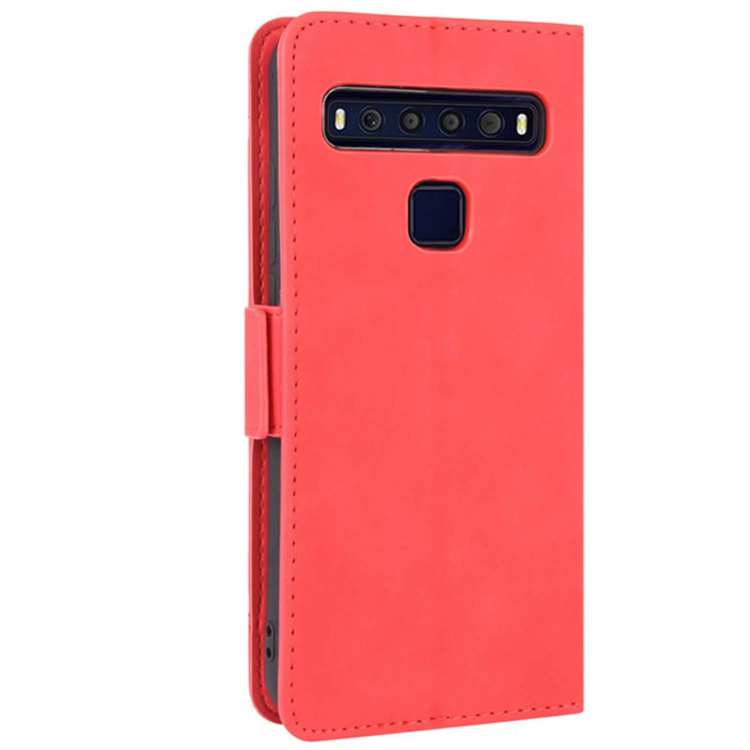 Custodia Flip In Pelle PU Con Finestra E Chiusura Magnetica Per Wiko Lenny 2 - Marrone, Porta Carte