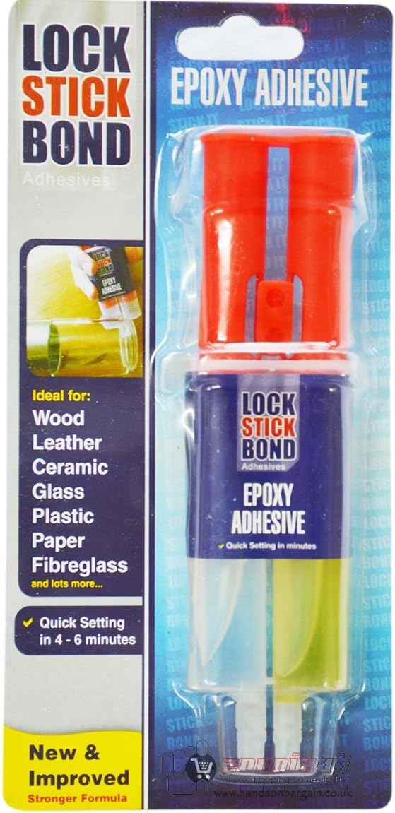 1 Pack Multipurpose Lock Stick Bond 2 Part Epoxy Adhesive Quick Setting Stronger
