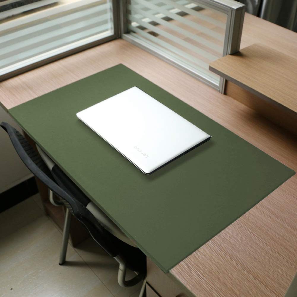 Leather Writing Pad-Desk Pad with Edge Protection-70x40cm Office Waterproof Writing Mat, Non-slip,Waterproof and Heat Resistance โ image 1