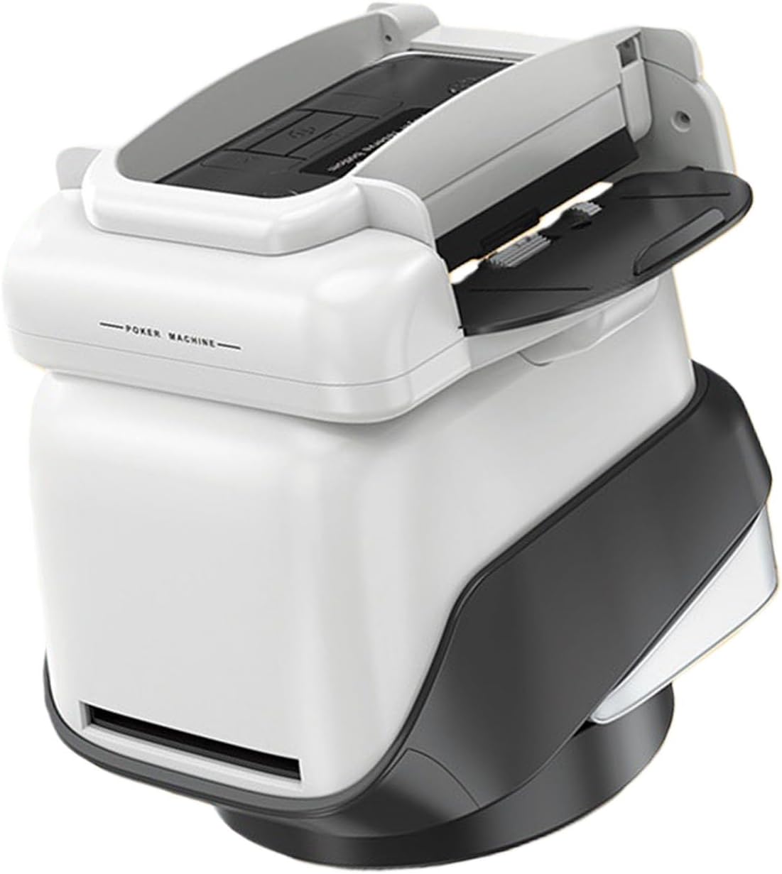 Automatic Card Shuffler, 4 Deck Shuffler Machine, 360 Rotation, Low Noise & Portable Electric Shuffling Machine for Home Entertainment and Rooms