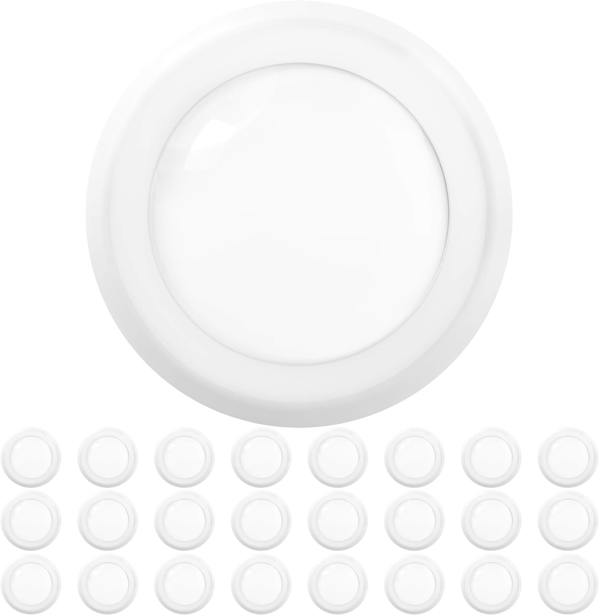 Sunco 24 Pack 6 Inch LED Disk Lights, Flush Mount Ceiling Light Disc, Recessed Can Lighting, 850 LM, 12W (65W Equivalent), 4000K Cool White, Dimmable, Damp Rated ETL.