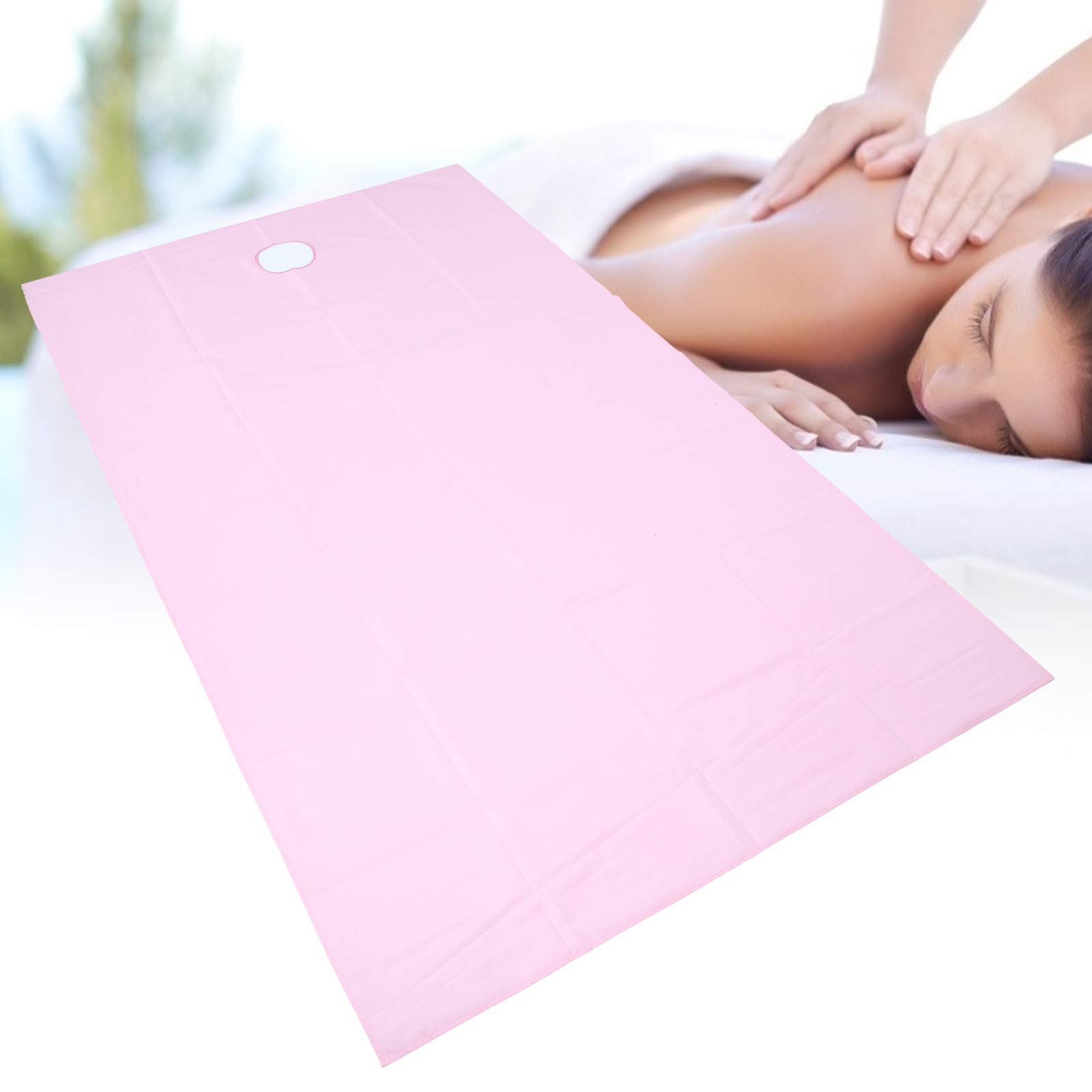 Set di 2 lenzuola per lettino da massaggio, in microfibra, morbide, impermeabili e a prova di olio, riutilizzabili, per spa, tatuaggi di bellezza, include tovaglia, lenzuolo con angoli e copertura per