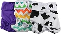 Vista 1 de Pañal para perros femeninos, reutilizable, lavable, duradero, absorbente, pañales, pantalones s2