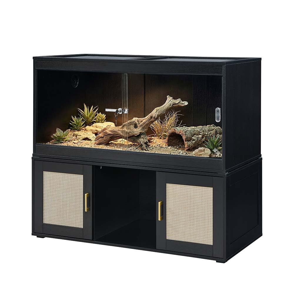 Reptile Tank Stand for Unipaws 110 Gallon Reptile Tank, Storage Cabinet