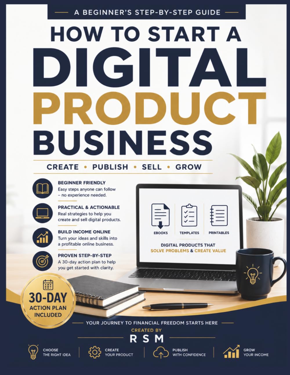 How To Start a Digital Product Business: A Beginner’s Guide to Creating & Selling Digital Products Online