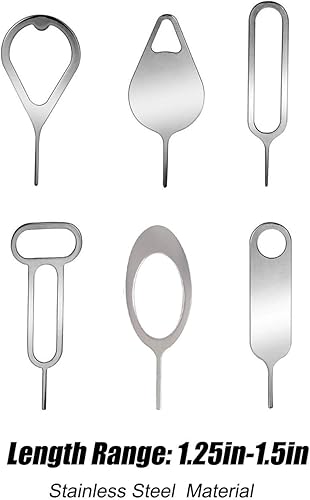 Miniatura 2 de 21 unids teléfonos móviles SIM tarjeta pin herramienta de extracción, bandeja de tarjeta SIM eyector aguja abridor para iPhone 11 X xs max 6 s 7 8