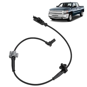 15229012 ABS Wheel Speed Sensor Front Left or Right compatible with Cadillac Escalade Chevy Avalanche Silverado 1500 Suburban 1500 Tahoe GMC Sierra 1500 Yukon Yukon XL 22740468, SU9451, 5S7985, ALS146