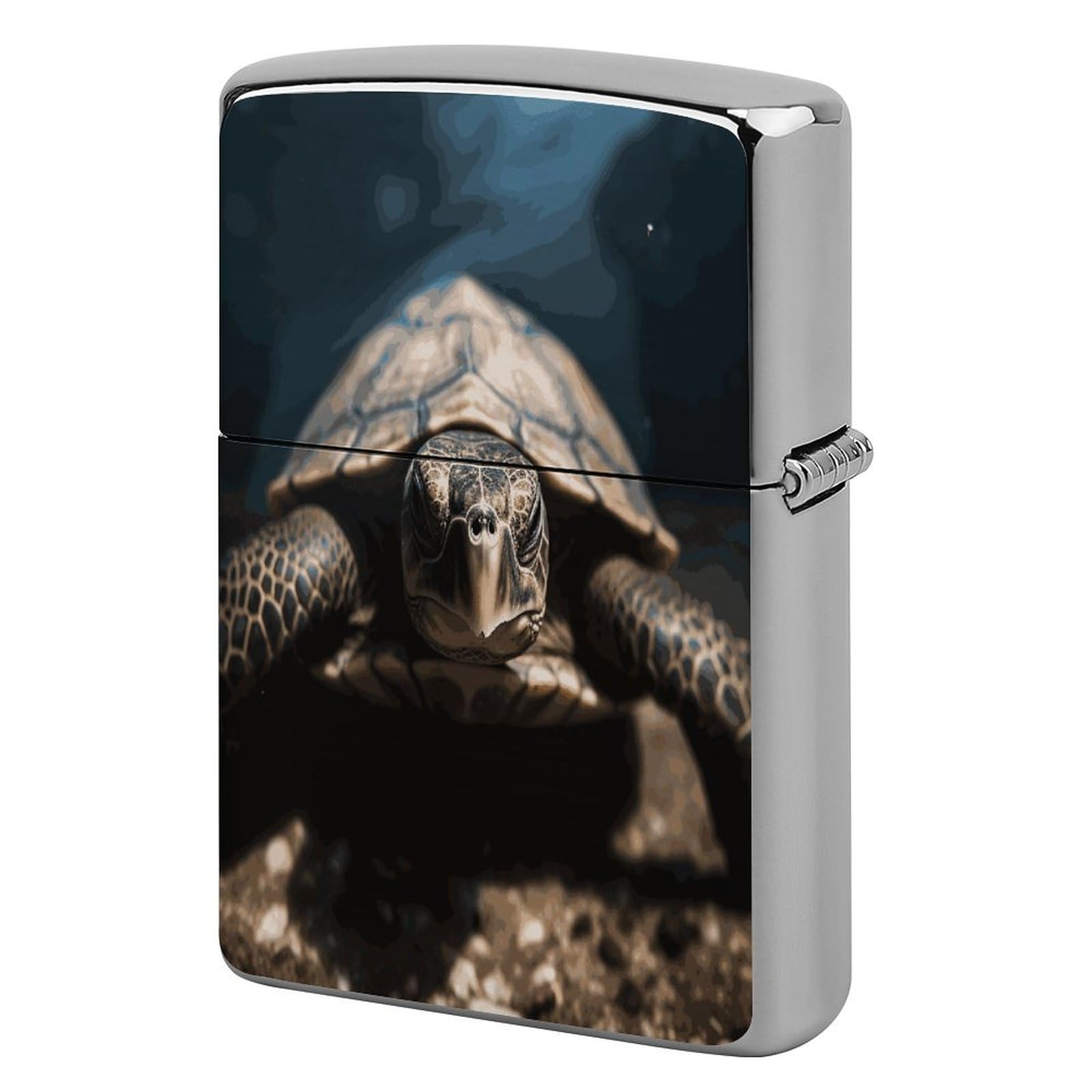 Fekiloot Style Animal Tortoise Lighter Case Cover Metal Lighter Case