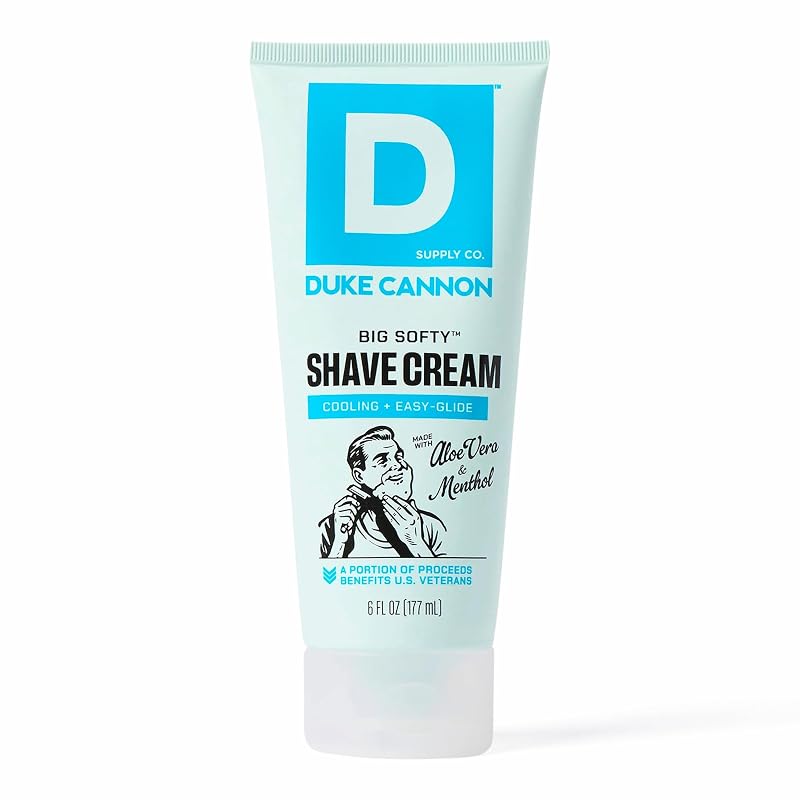 Creme de barbear masculino Duke Cannon Big Softy, 180 mL