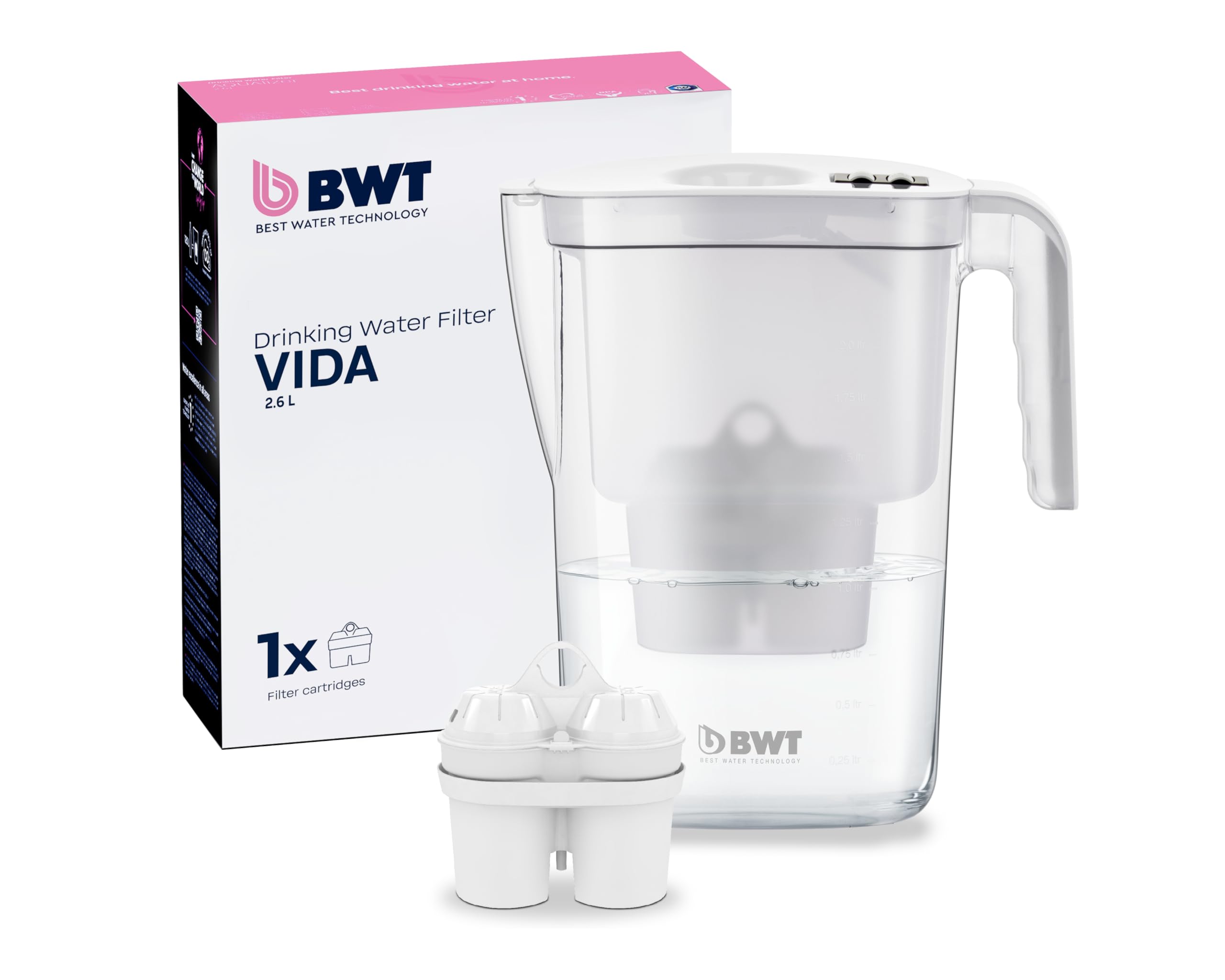 BWT 305497 VIDA Water filter 2.6 l White