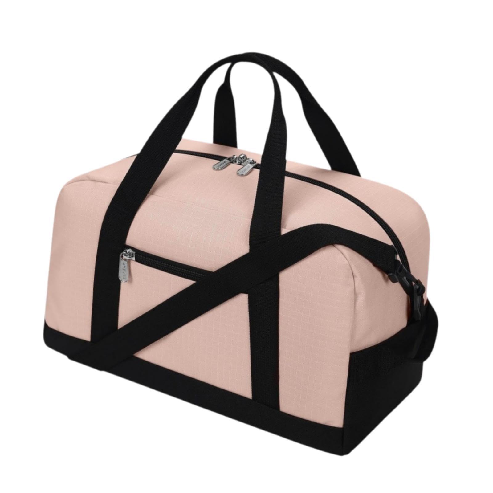Gym Bag Handbag Portable Pouch Travel Duffle Bag for Camping Weekend Workout Pink-image-33