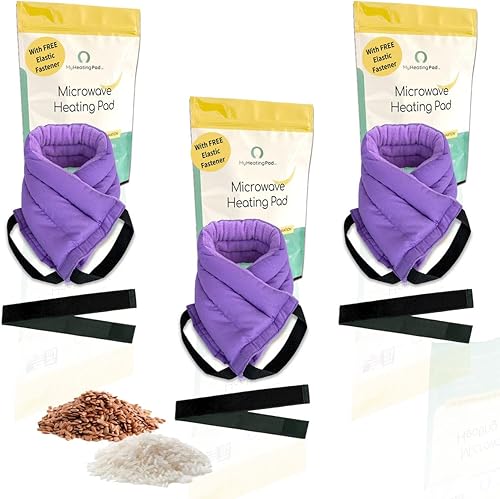 Vista 11 de Almohadillas de calefacción aptas para microondas para alivio del dolor de la parte baja de la espalda, cuello y hombros - Almohadilla