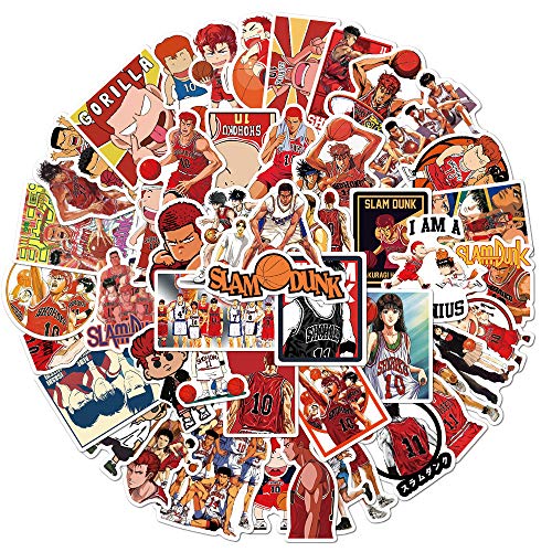 スラムダンク 灌篮高手 流川楓 三井寿 宮城リョータ 赤木剛憲 桜木花道スラムダンク ステッカー 50枚 日本 アニメ 漫画 防水 装飾 落書き バスケットボール シール Basketball Sticker誕生日 プレゼントステッカーセットスーツケースバイク ヘルメットなど適用 スラムダンク 灌篮高手 流川楓 三井寿 宮城リョータ 赤木剛憲 桜木花道スラムダンク ステッカー 50枚 日本 アニメ 漫画 防水 装飾 落書き バスケットボール シール Basketball Sticker誕生日 プレゼントステッカーセットスーツケースバイク ヘルメットなど適用