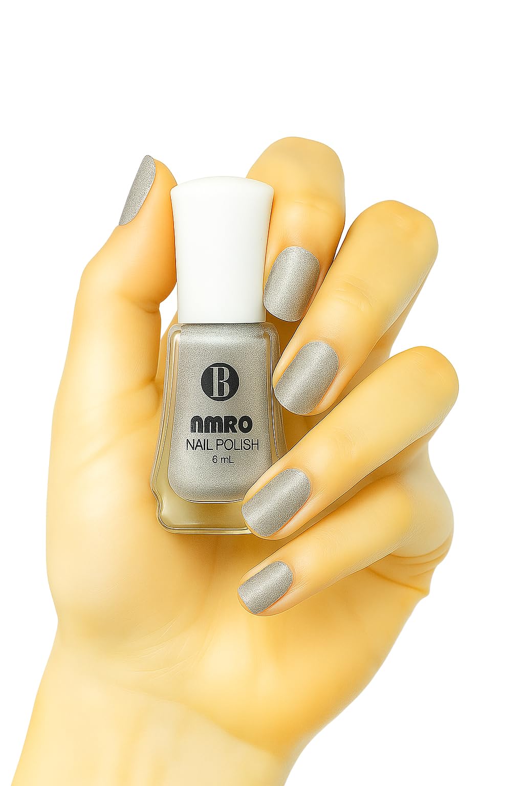 BEAUTY7 Amro Nail Polish For Women || Long-Lasting Nail Polish for Women || High Shine Quick Dry Nail Paint||Gliter Finish||Each 6 ml||Pack of 6||Brown-silver-pear-pink-sky-red|| 1