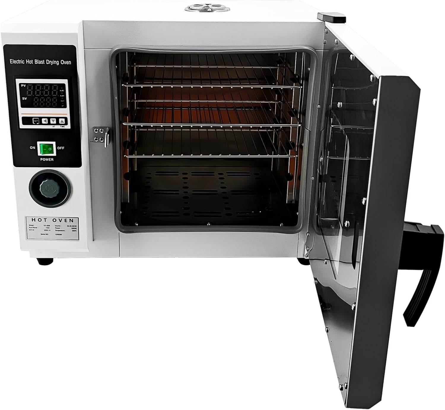 Digital Forced Air Convection Drying Oven with Constant Temperature Blast, Digital Display Temperature Controller,110V 60Hz, 45L