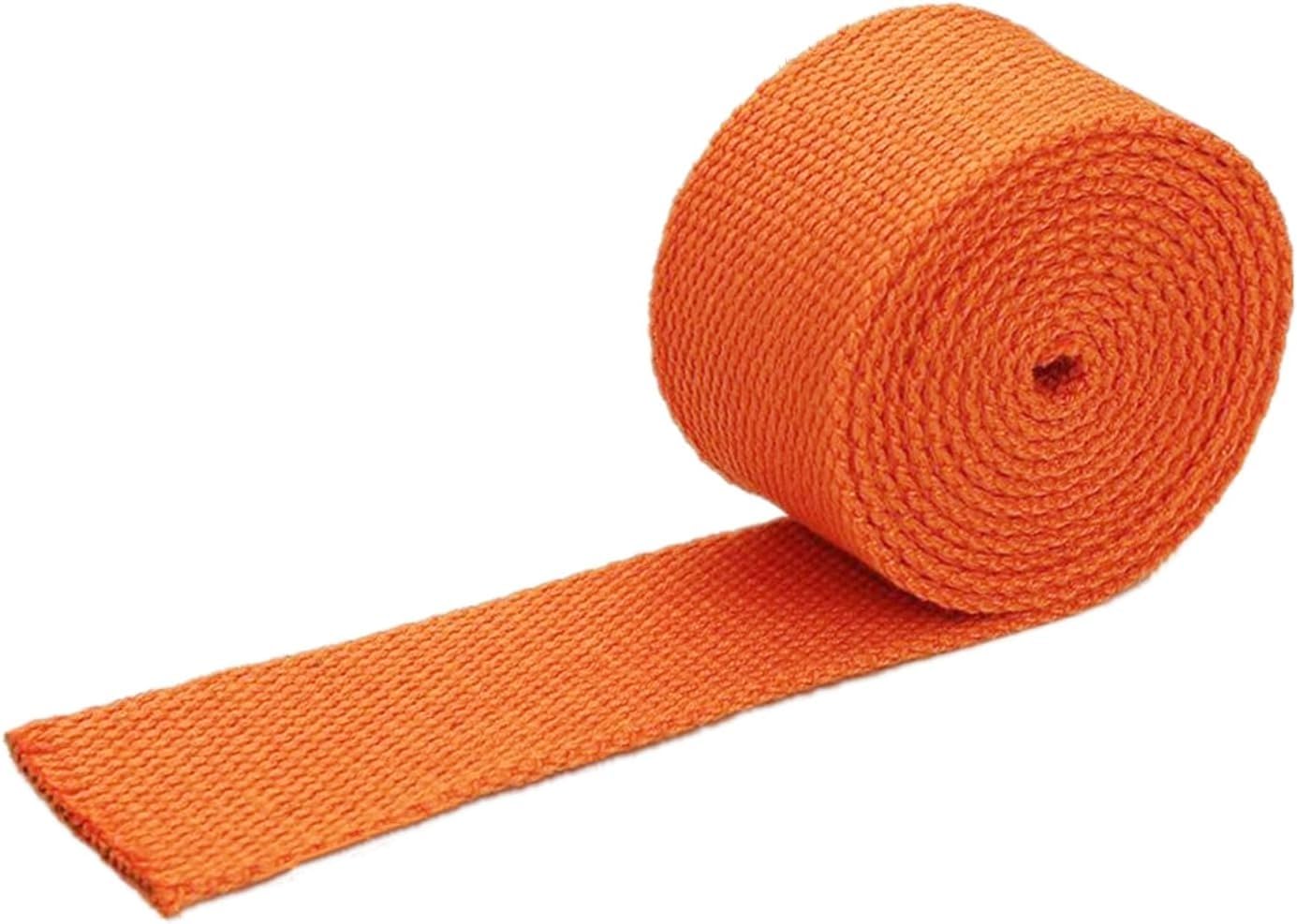 ABB Ropes & Niwars 32 MM Orange Spun Polyester Webbing Sling Belt for Lifting and for Bags Luggage School and Collage Bag Travel Bag Sports Safety Harness Purpose and DIY - 25 Mtrs-picture-21