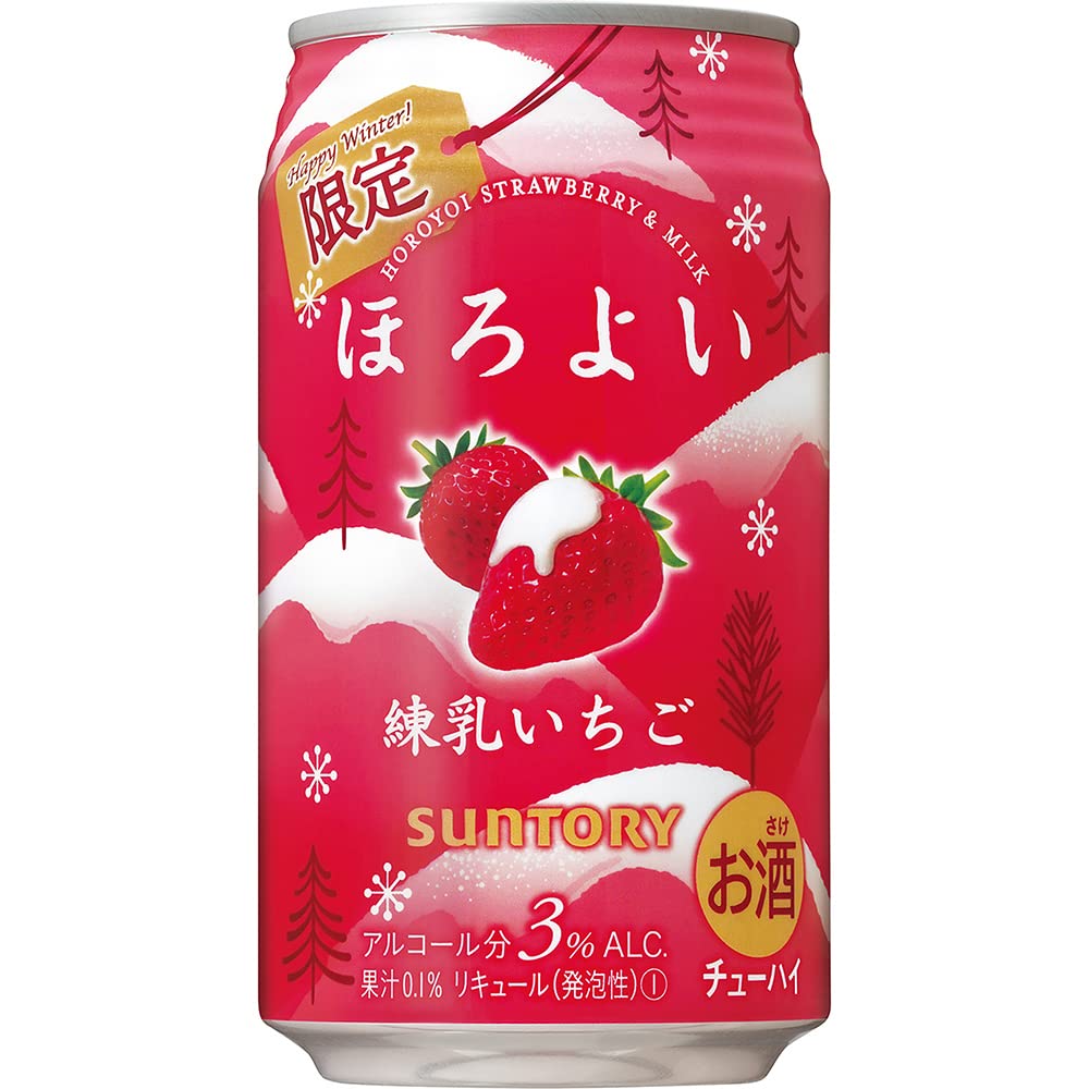Amazon.co.jp: サントリー ほろよい 【練乳いちご】 [ チューハイ