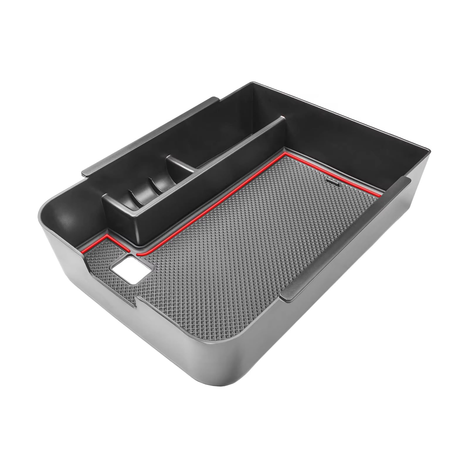 DSEQOPHH Armrest Insert Organiser Compatible With Nissan For Sentra 2020-2025 1 Pcs Center Console Organizer Armrest Box Storage Car ABS Secondary Box