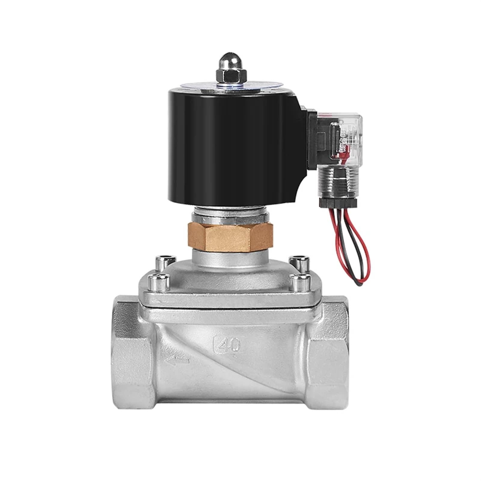 Électrovanne en acier inoxydable DN50 pour l'arrosage automatique du jardin en extérieur