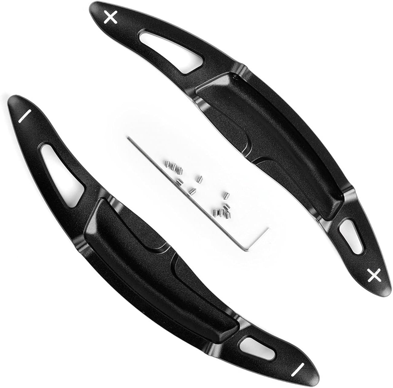 2PCS Steering Wheels DGS Shift Paddle Shifter Extension Car Accessoreis Parts, for Porsche, for PANAMERA, 2017-2018 Lawn Mower Deck Idler Pulley(Black)