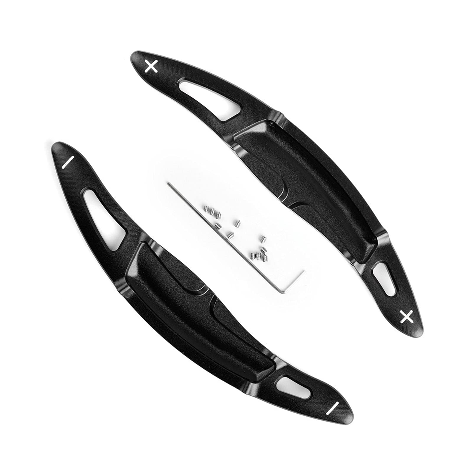 2PCS Steering Wheels DGS Shift Paddle Shifter Extension Car Accessoreis Parts, for Porsche, for PANAMERA, 2017-2018 Lawn Mower Deck Idler Pulley(Black)