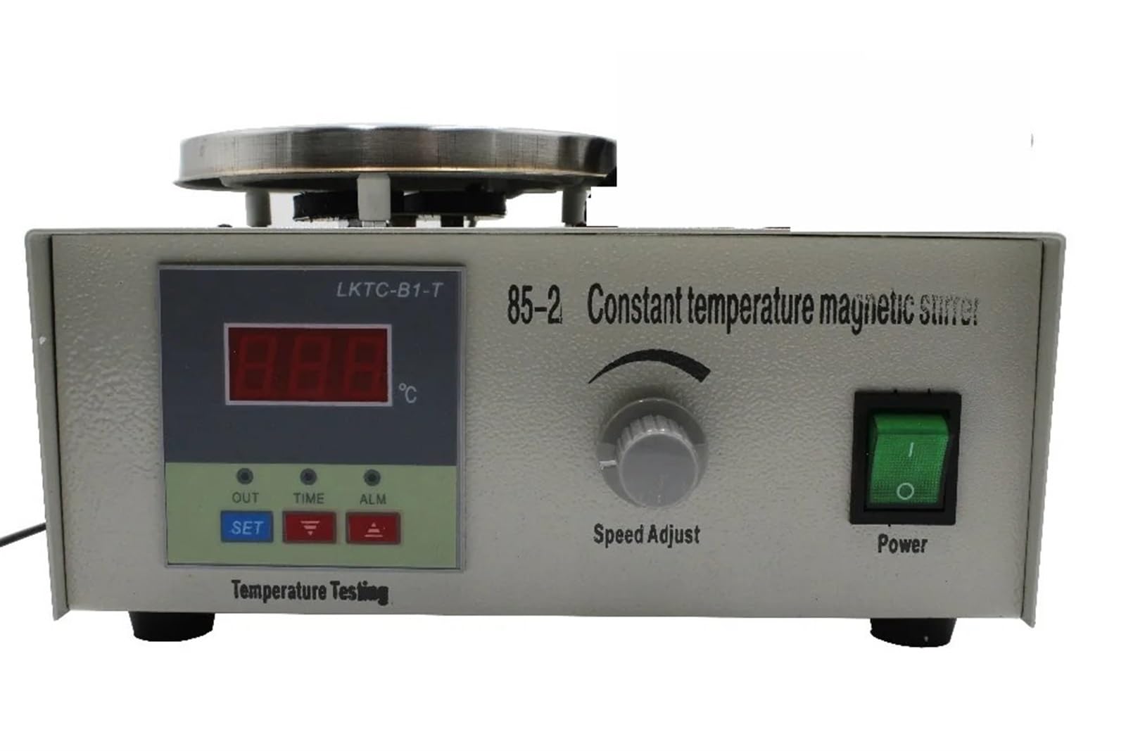 Agitador magnético, Nuevo agitador magnético de laboratorio con placa control calentamiento, pantalla digital, mezclador calefactora 85-2