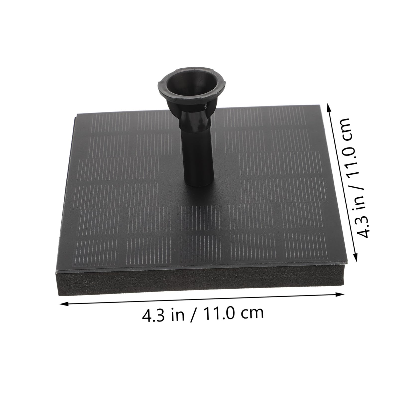 POPETPOP 2 Pezzi Pompa Solare Automatica Per Giardino Esterno Attraente Bagno Per Uccelli Materiale Robusto
