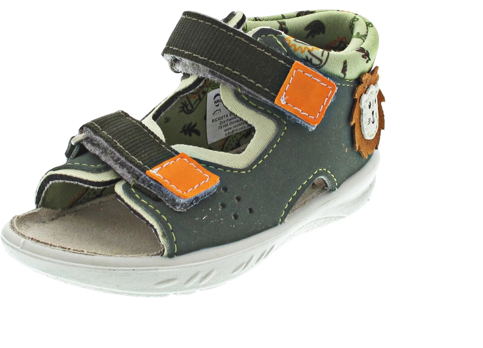RICOSTA Jungen Sandalen Frankie, Kinder Lauflernschuhe, Weite: Mittel, waschbar