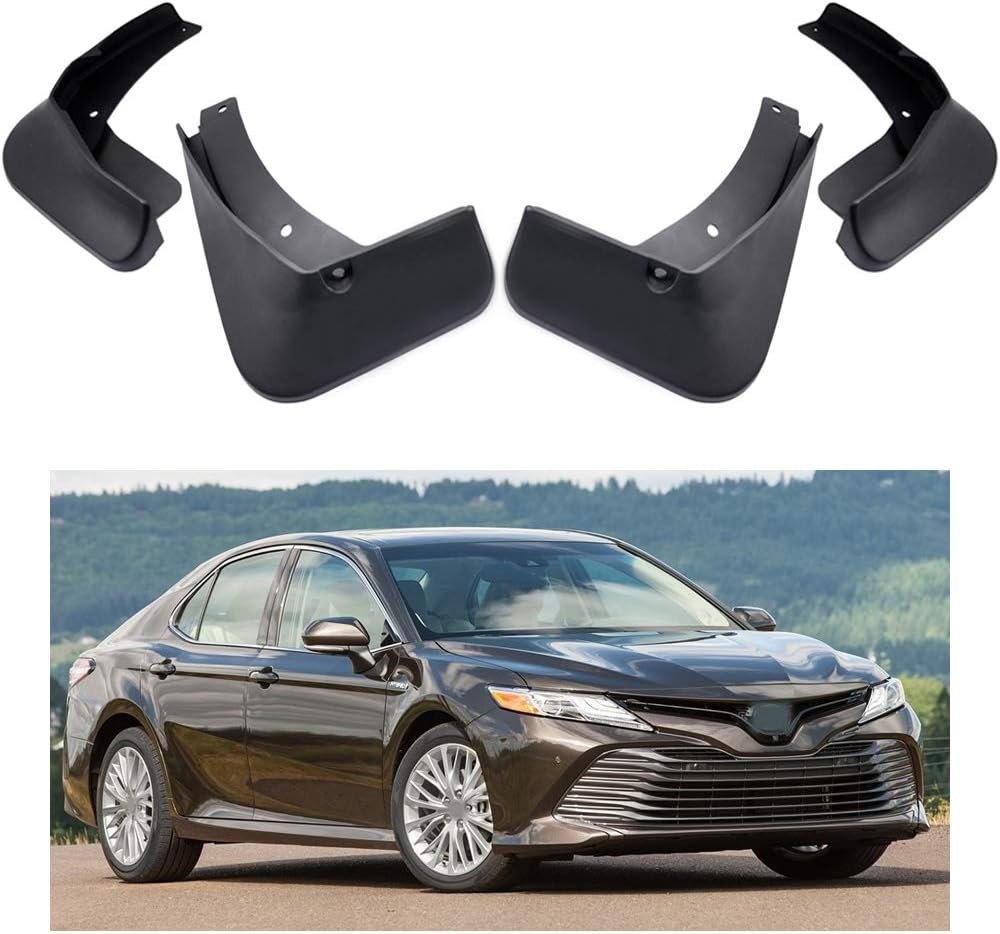 Car Mudguard Fender Mud Flaps Splash Guard Compatible with 2018 2019 2020 2021 2022 2023 2024 Toyota Camry (No XSE, SE and TRD Models)