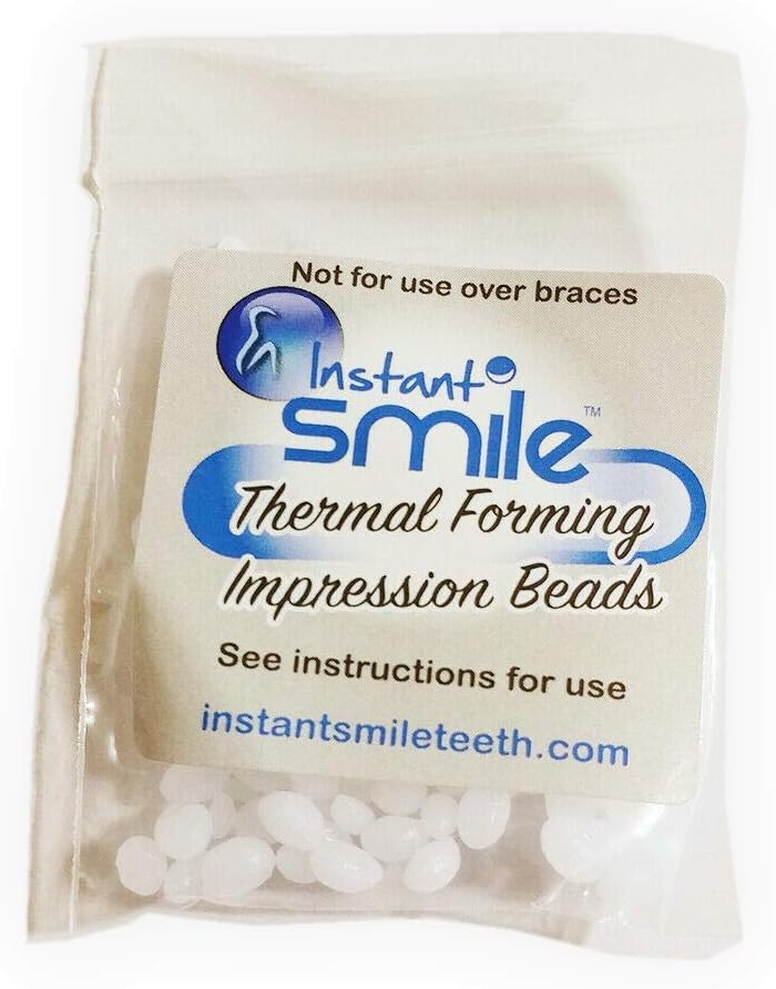 Instant Smile Emergency Temporary Tooth Replacement Kit, with 2 Fitting Bead Packs