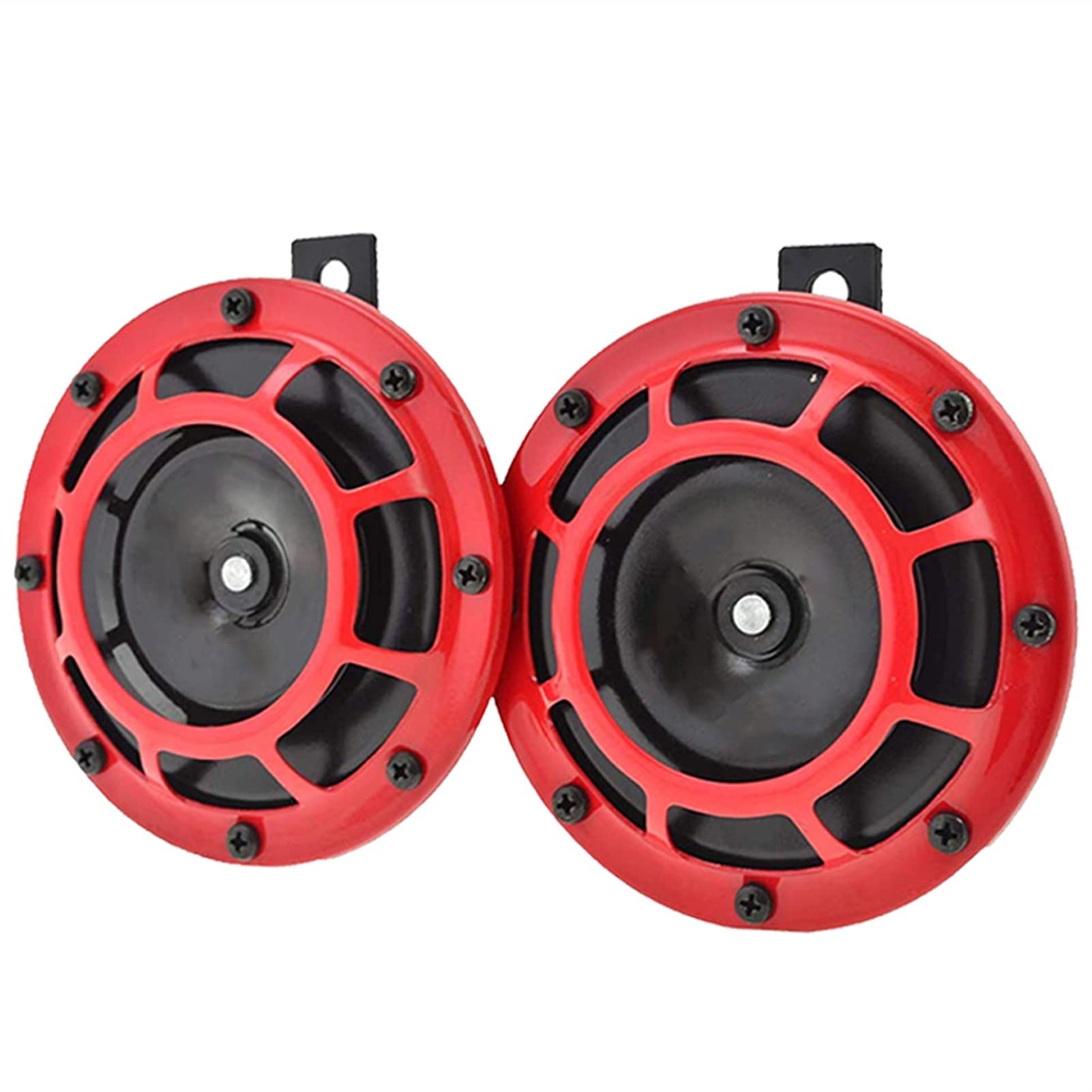 Klaxon Puissant 130 DB Pour Voiture, Moto, SUV - Double Ton, 12V, Design Escargot - Installation Simple Avec 1 Vis