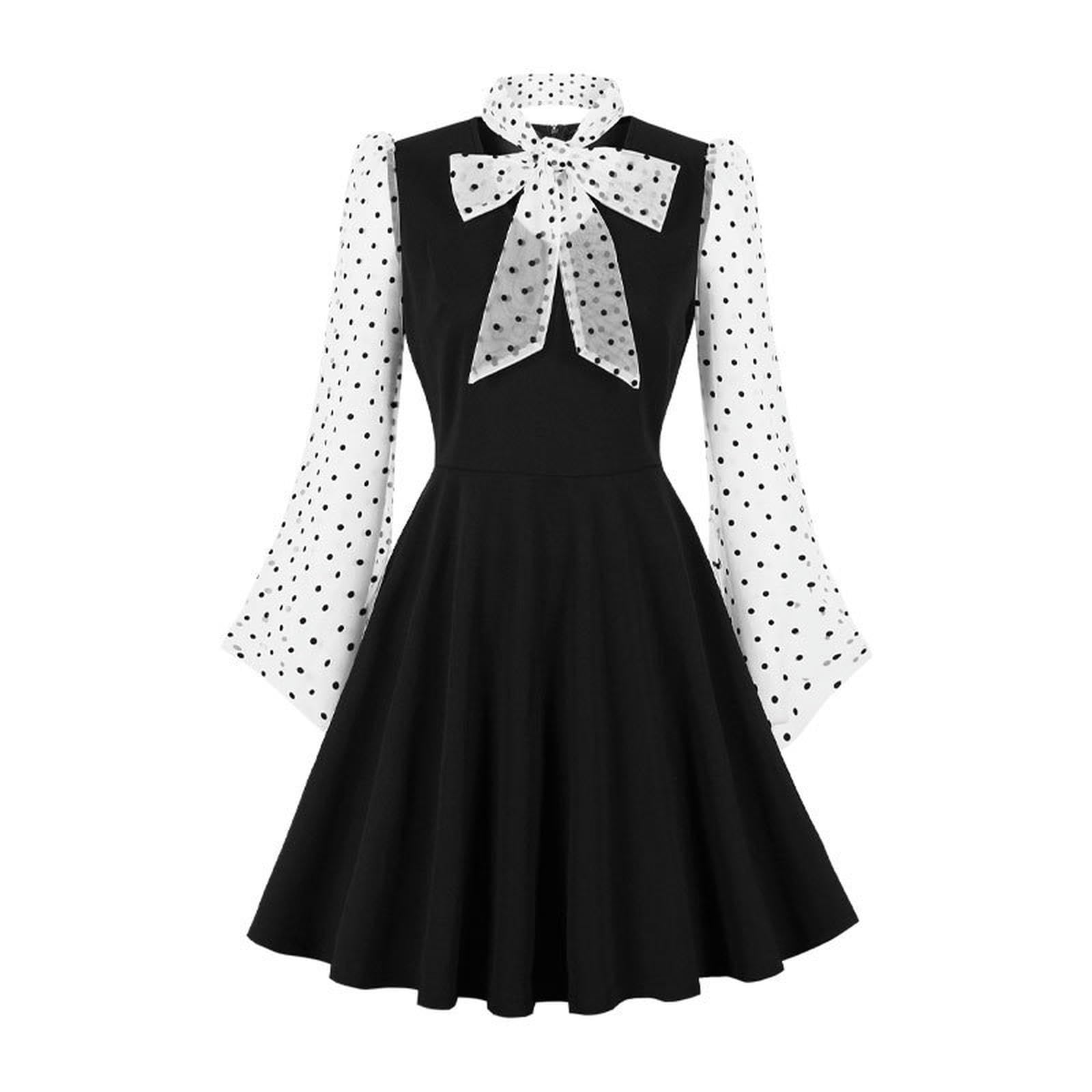 Robe d'été en maille noire XL vêtement tendance fluide nouvelle collection