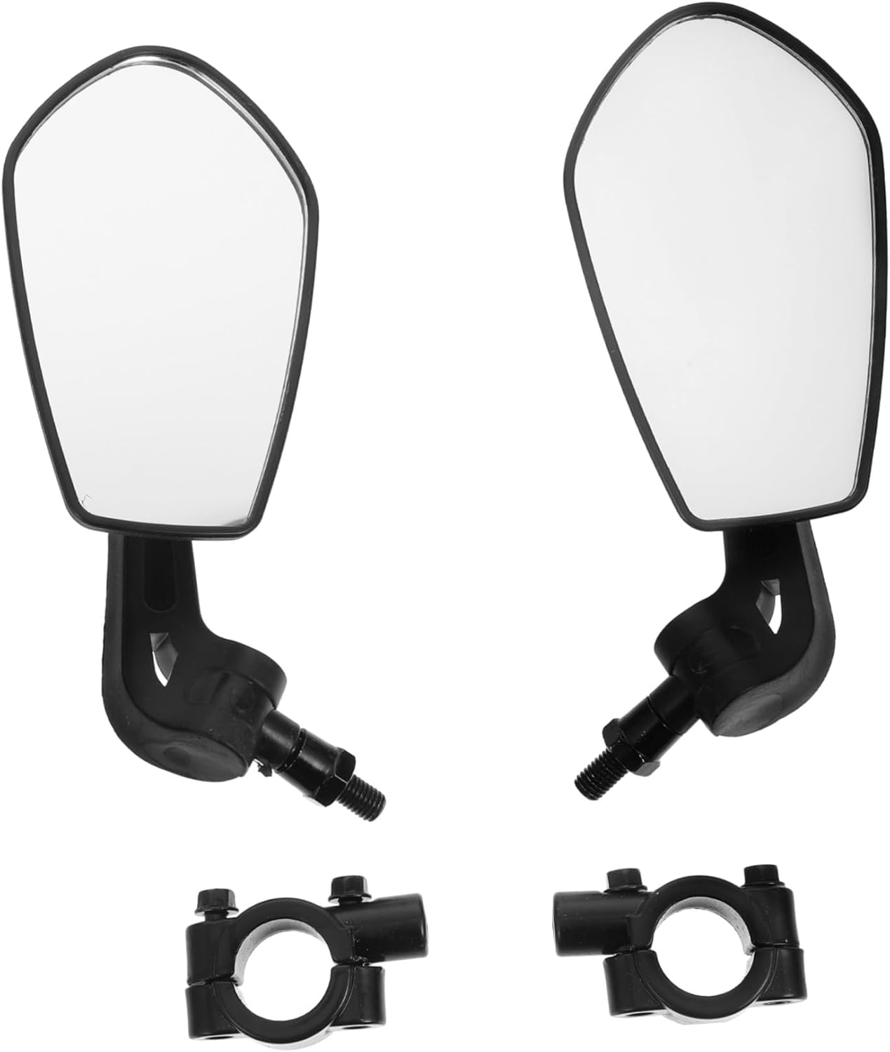 Generic Bicycle Rearview Mirror Wide-Angle Easy Install Soft Tube Rearview Mirror Set