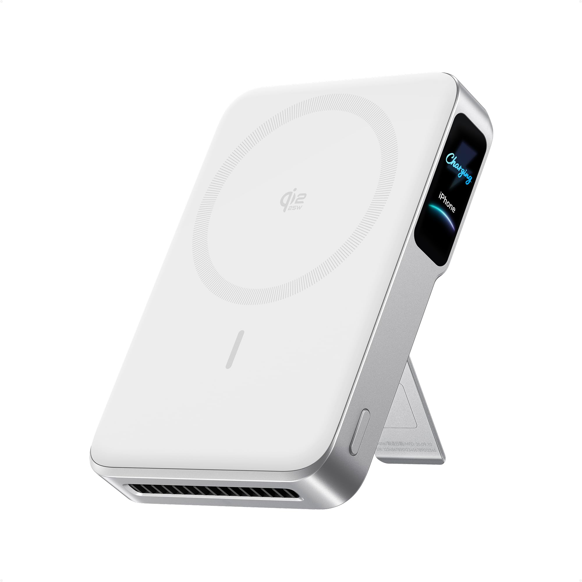 Anker MagGo 2 Pro Power Bank, Qi2.2 25W 10000mAh Magnetic Portable