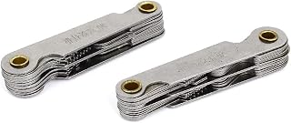 New Lon0167 0.4mm-6mm Metric Featured 60 Degree 4G-48G reliable efficacy Whitworth 55 Degree Screw Thread Pitch Measure Gauge 2Pcs(id:2b0 24 5a 19e)