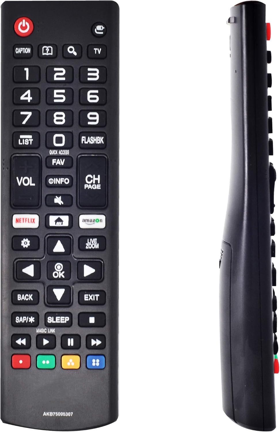 Universal AKB75095307 Remote Compatible for All LG LCD LED 3D HDTV Smart TVs AKB75375604 AKB74915305 AKB76040302