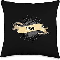 Vista 4 de Made in 1959 Birthday Vintage Retro Throw Pillow