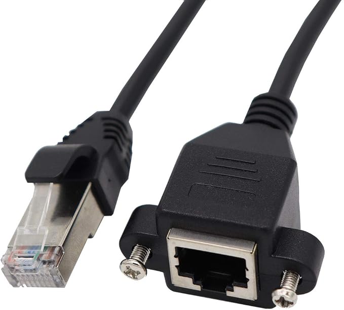 Amazon Vivisun Lan延長ケーブル Cat6 イーサネットrj45延長 爪折れ防止モデム パネル アクセスポイント等に対応 ねじ穴あり 0 3m Vivisun パソコン 周辺機器 通販