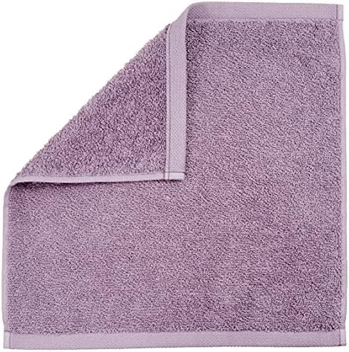 Amazon Basics Cotton Washcloths - 12-Pack - Petal Pink, Lavender, White