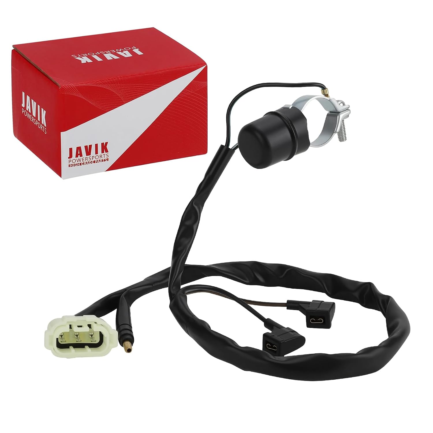 JAVIK Engine Stop Kill Button Switch for Honda CRF250X 2004-2009 2012-2013 2015-2017 CRF450X 2005-2007 O.E.M# 35130-KSC-670 35130-KSC-A10