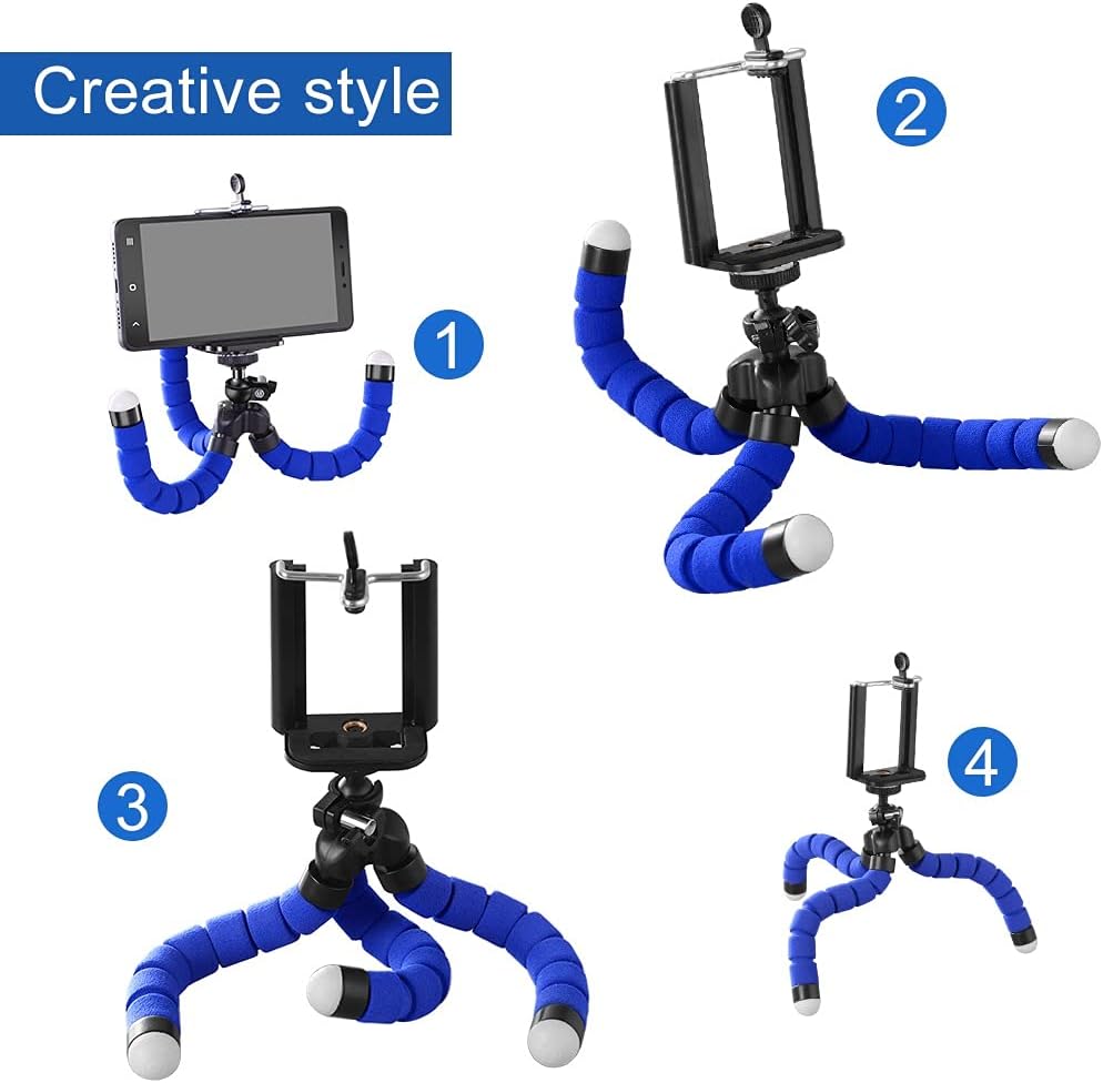 Flexible Tripod Phone Holder Sponge Octopus Mobile Stand Smartphone for Camera