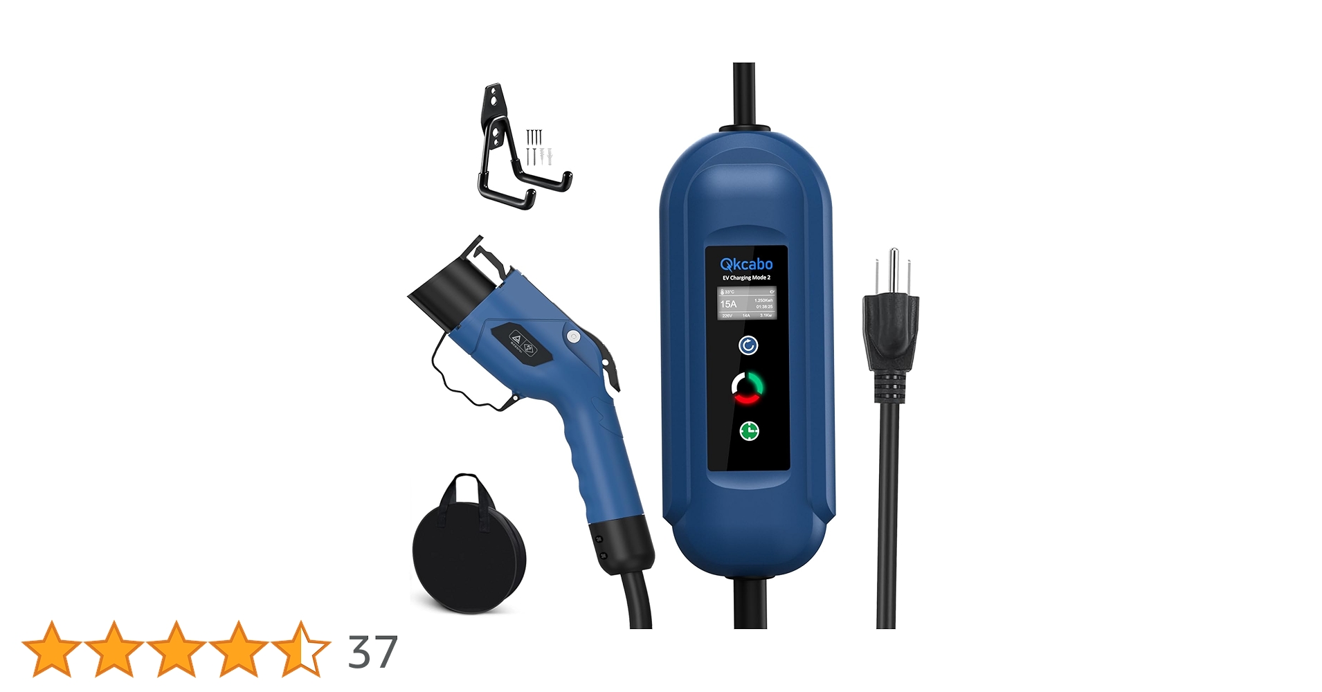 Amazon.co.jp: Qkcabo 100V 電気自動車 充電ケーブル EV 充電 用